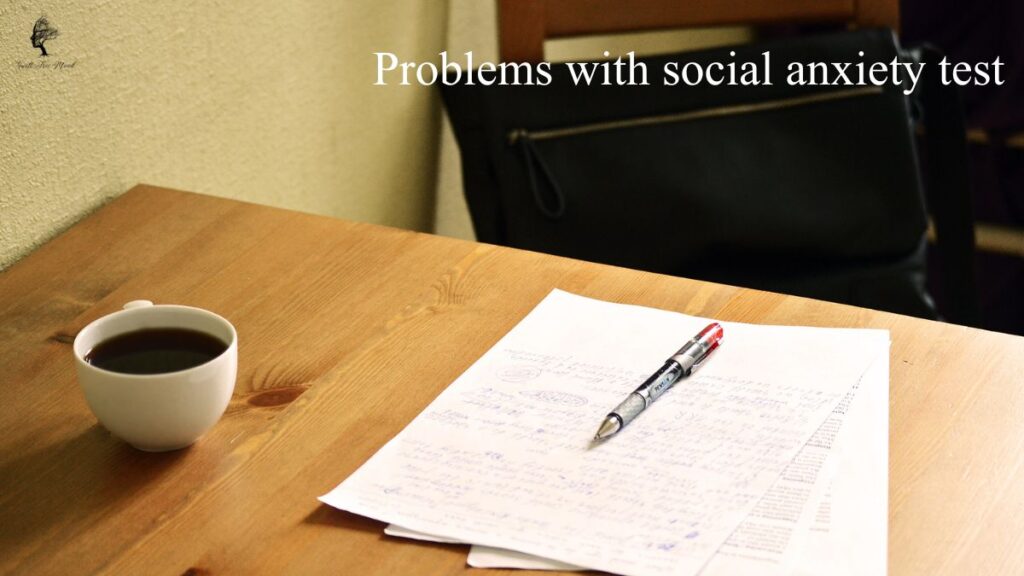 problems with social anxiety test
