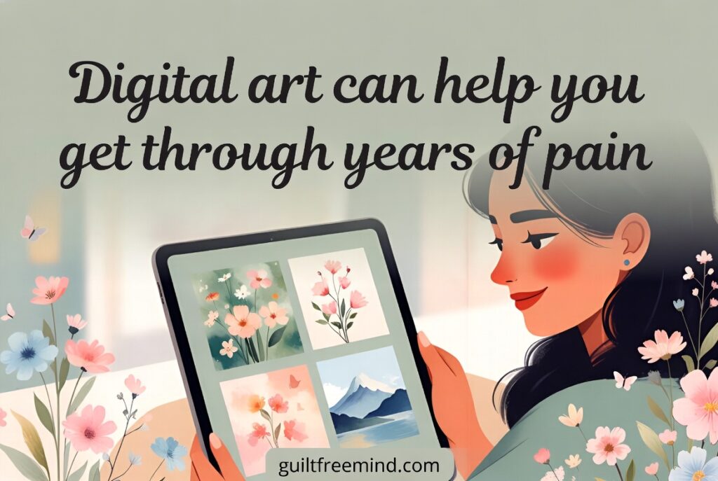 Digital art can help you get through years of pain