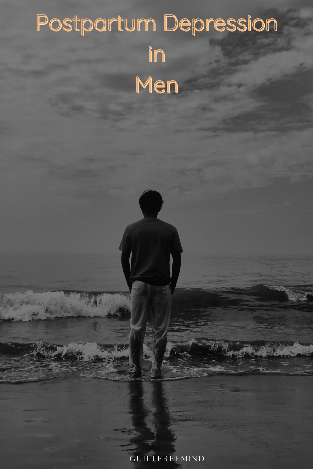 Postpartum depression in men pin