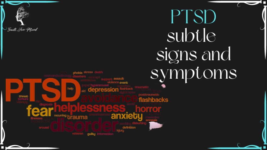 PTSD subtle signs and symptoms