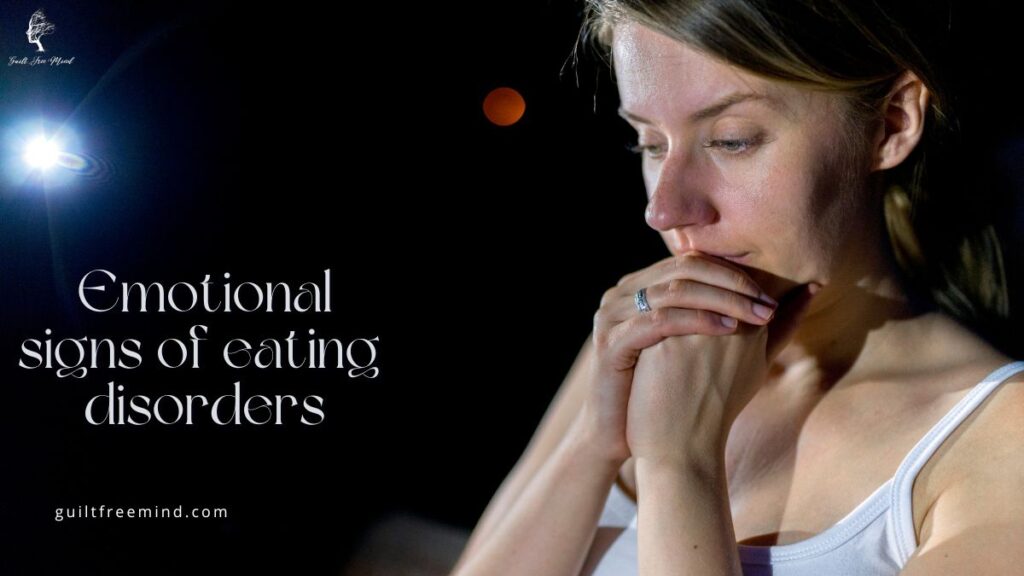 emotional signs of eating disorders
