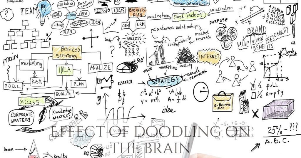 Effect of doodling on the brain