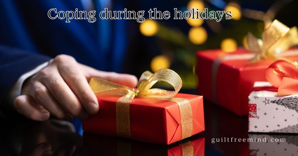 Coping during the holidays to deal with holiday blues