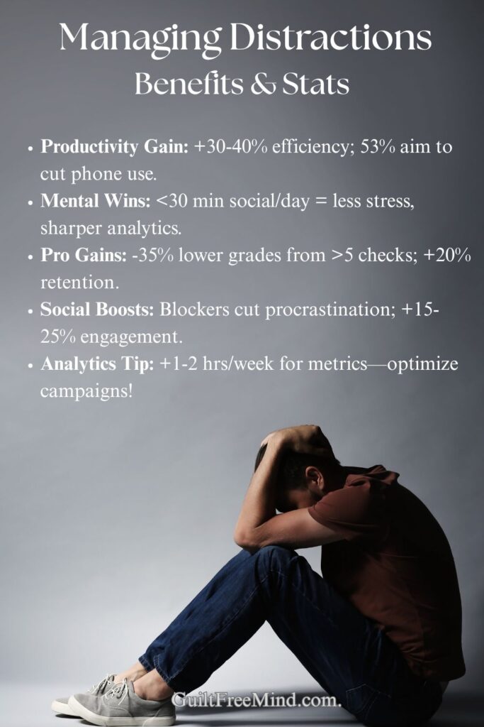 Benefits & Stats of Managing Distractions