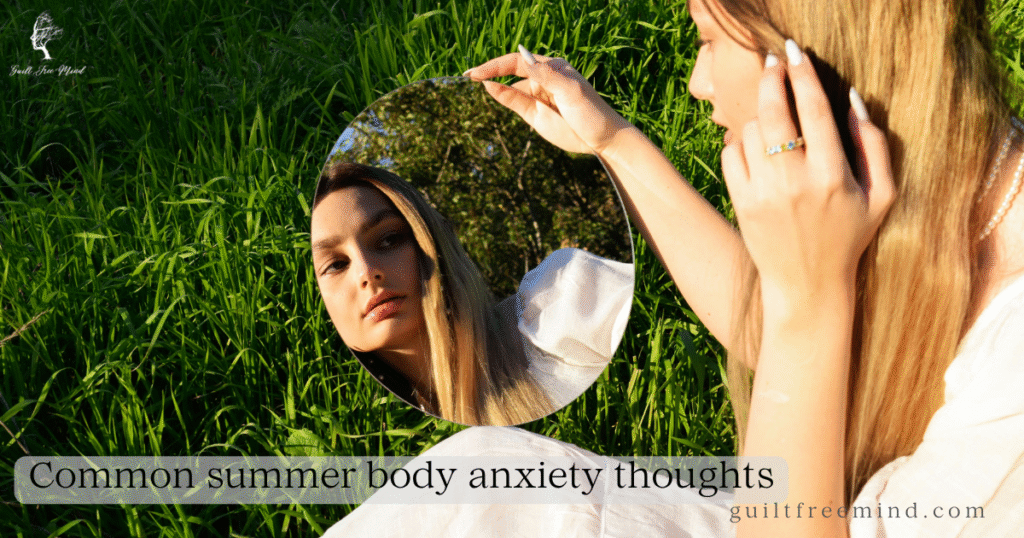 Common summer body anxiety thoughts