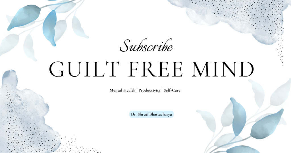 subscribe to guilt free mind channel image
